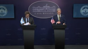 Javier Milei y un fuerte apoyo del secretario del Tesoro de Trump: «Listos para un acuerdo comercial»