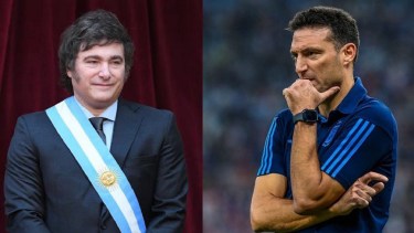Javier Milei se rindió ante Lionel Scaloni: «Es infinitamente mejor que yo»