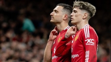 Alejandro Garnacho fue titular y dio una asistencia en el triunfo del Manchester United.