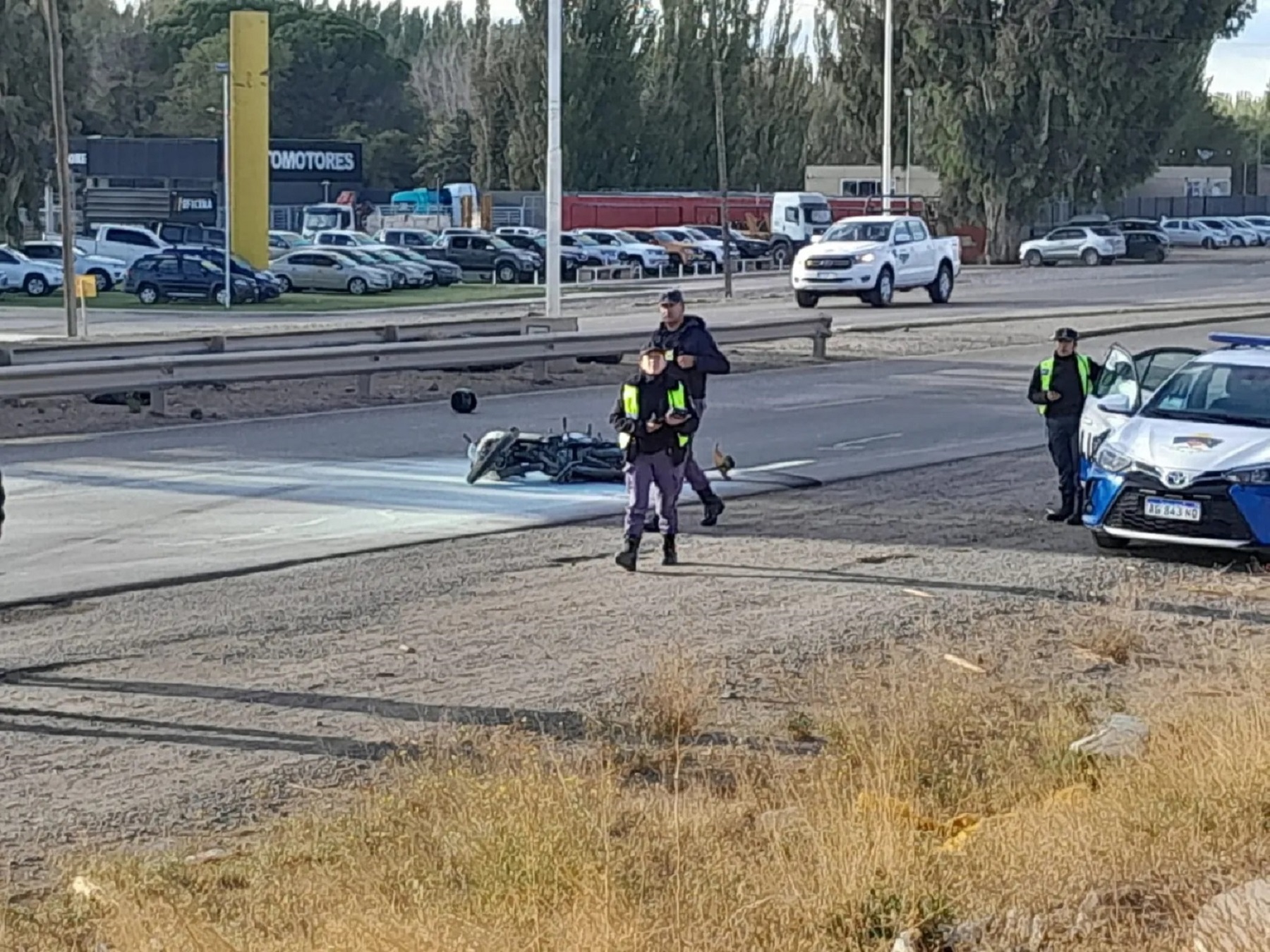 Choque fatal en Ruta 7. Foto: gentileza. 