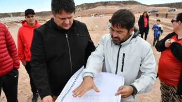 El barrio vecino al Z1 en 
Neuquén ahora se inaugurará en junio. (Prensa municipio)
