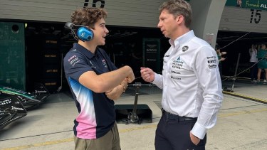 James Vowles rompió el silencio sobre Franco Colapinto. 