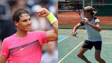 Rafael Nadal tiene 16 años y es oriundo de Santa Fe. Foto: Gentileza (Espn).
