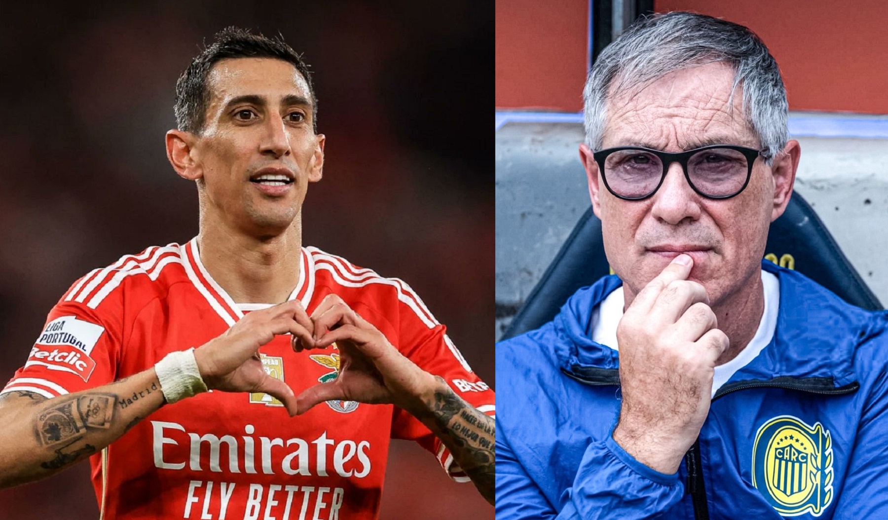 Ariel Holan habló sobre la chance de dirigir a Ángel Di María en Rosario Central.