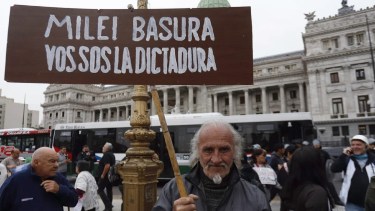 Nueva protesta de jubilados este miércoles. Foto: gentileza NA.