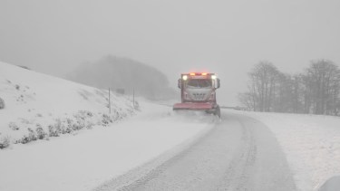 Video | La nieve y el viento blanco complican el paso Cardenal Samoré: así son las tareas de despeje camino de Neuquén a Chile