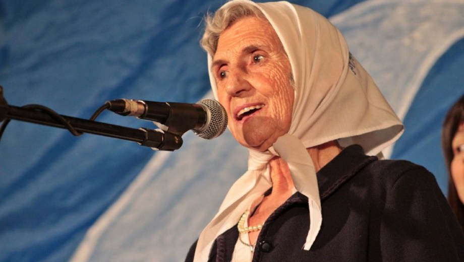 Lolín Rigoni, Madre de Plaza de Mayo de Plaza de Mayo de Neuquén . Foto: Gentileza Germán Gorosito. 