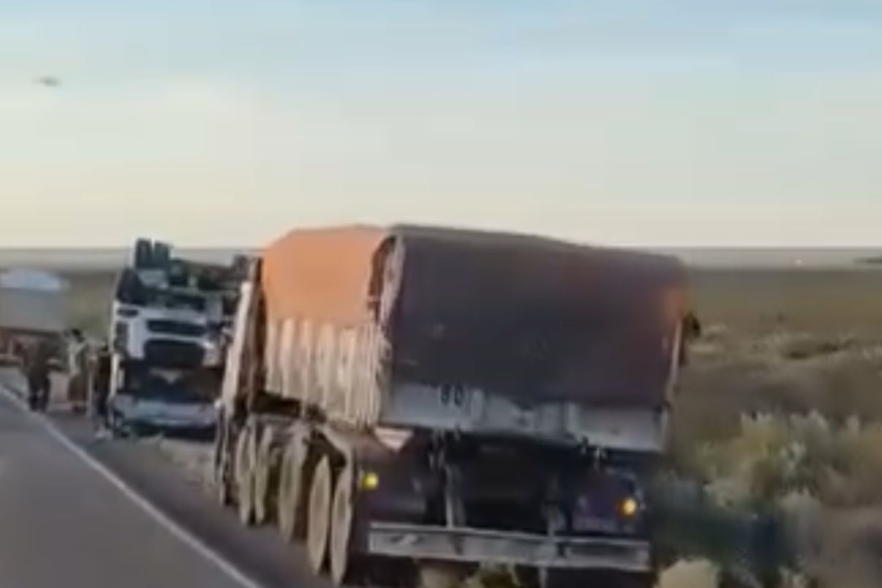 El accidente ocurrió en la Ruta 151. Foto: gentileza.