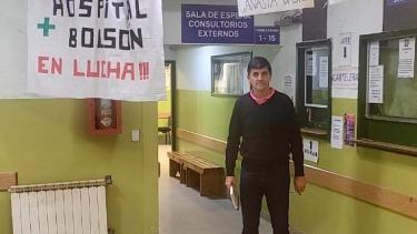 El presidente del bloque del ARI, Javier Acevedo recorrió hospitales y sus conclusiones fueron que sigue todo igual. Foto Gentileza.