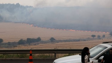 Alerta máxima por incendios devastadores en la región de Jerusalén, en Israel
