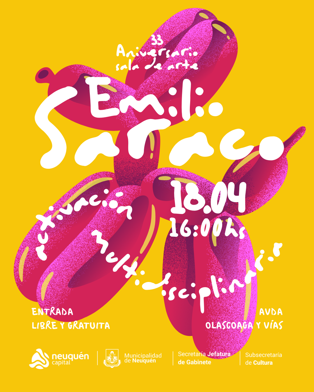 Festejo 33° Aniversario de la Sala de Arte Emilio Saraco