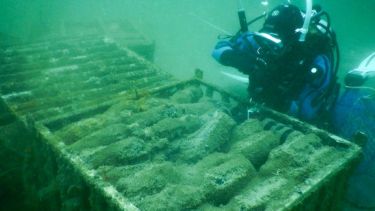 Fiesta del Golfo Azul y lanzamiento de la Cava Submarina: maduración de vinos en el mar de Las Grutas