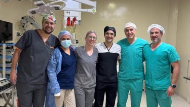 El equipo cordillerano valoró el avance para sumar opciones a los casos de la región. Foto: Gentileza Clínica Chapelco. 