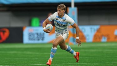 Santiago Mare en el Seven de Vancouver. (Foto: World Rugby)
