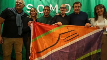 En Jacobacci festejó el Gobierno de JSRN que fue en alianza con UCR y Redes. Foto. Gentileza