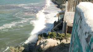 Mareas extraordinarias en Las Grutas en fotos, así fue la última de marzo: qué pasa en abril