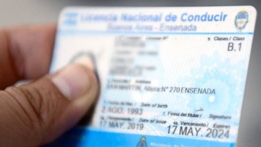 Licencia de conducir.-