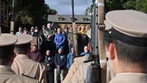Severos reproches al gobierno nacional en el acto por Malvinas en Bariloche