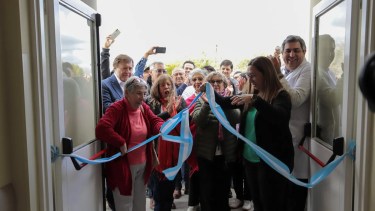 Con un acto, este martes, se inauguraron obras del hospital de Maquinchao. Foto Gentileza