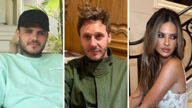 China Suárez, Mauro Icardi, Benjamín Vicuña