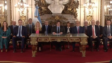 Video | Javier Milei habló en cadena nacional sobre la salida del cepo cambiario y el acuerdo con el FMI