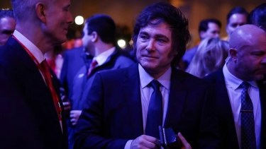 Manos vacías. El presidente viajó a Estados Unidos a la pesca de una foto con Donald Trump, con el que ni siquiera se cruzó.