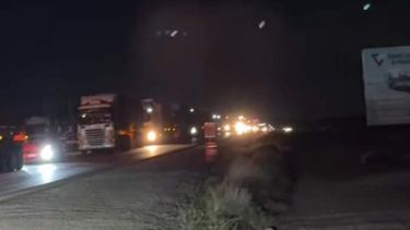 Una joven con asistencia respiratoria tras un choque en Añelo. Foto: Gentileza Chañar Digital. 