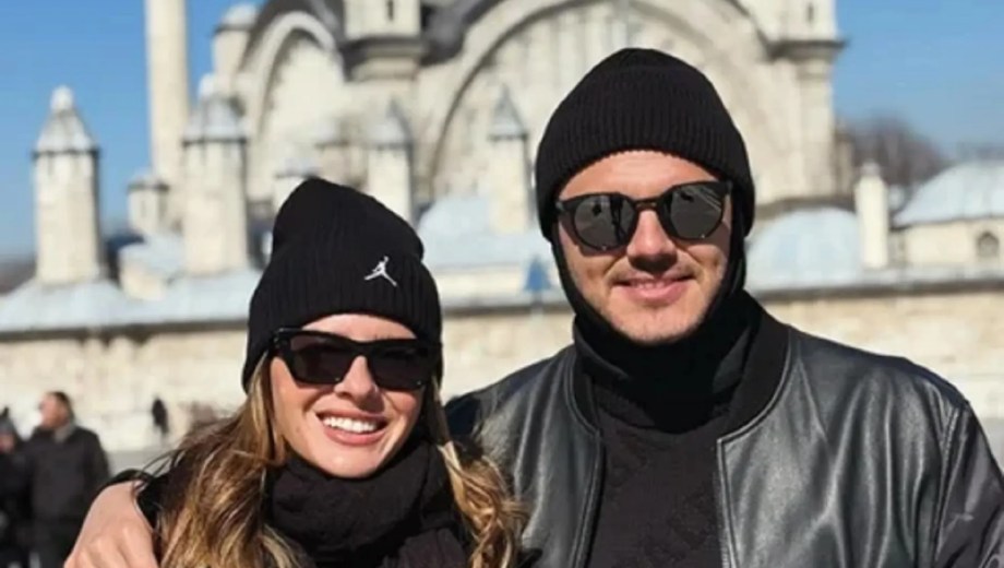 Mauro Icardi y la China Suárez.-