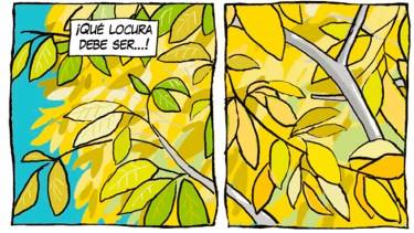 «El Fresno», la nueva tira de Chelo Candia en el Voy se llena de otoño