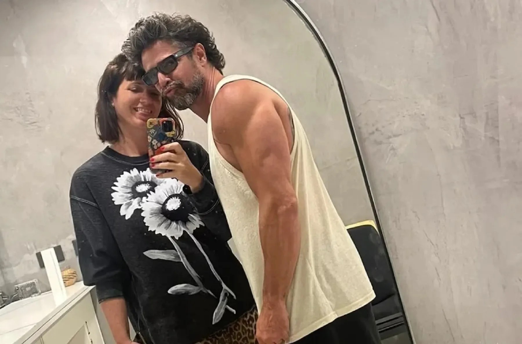 Griselda Siciliani y Luciano Castro.-