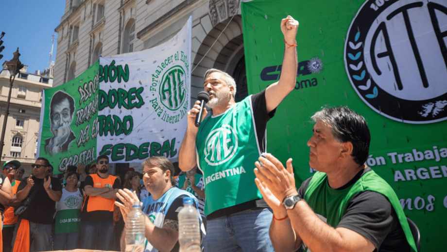Rodolfo Aguiar, secretario general de ATE. Foto: archivo.