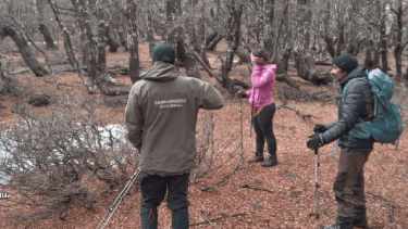Emoción en El Bolsón por el hallazgo de las turistas. Foto: InfoChucao.