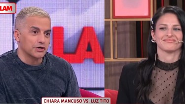 Chiara Mancuso en LAM con Ángel de Brito