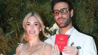 Elías Piccirillo junto a Jésica Cirio. 