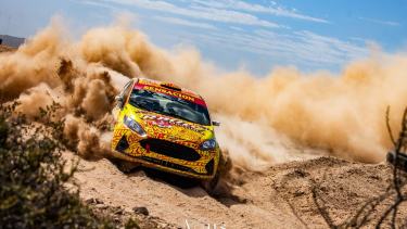 Rauly Martínez viene de un triunfo en el Rally de Cervantes y ahora correrá por el Argentino en la Manzana.