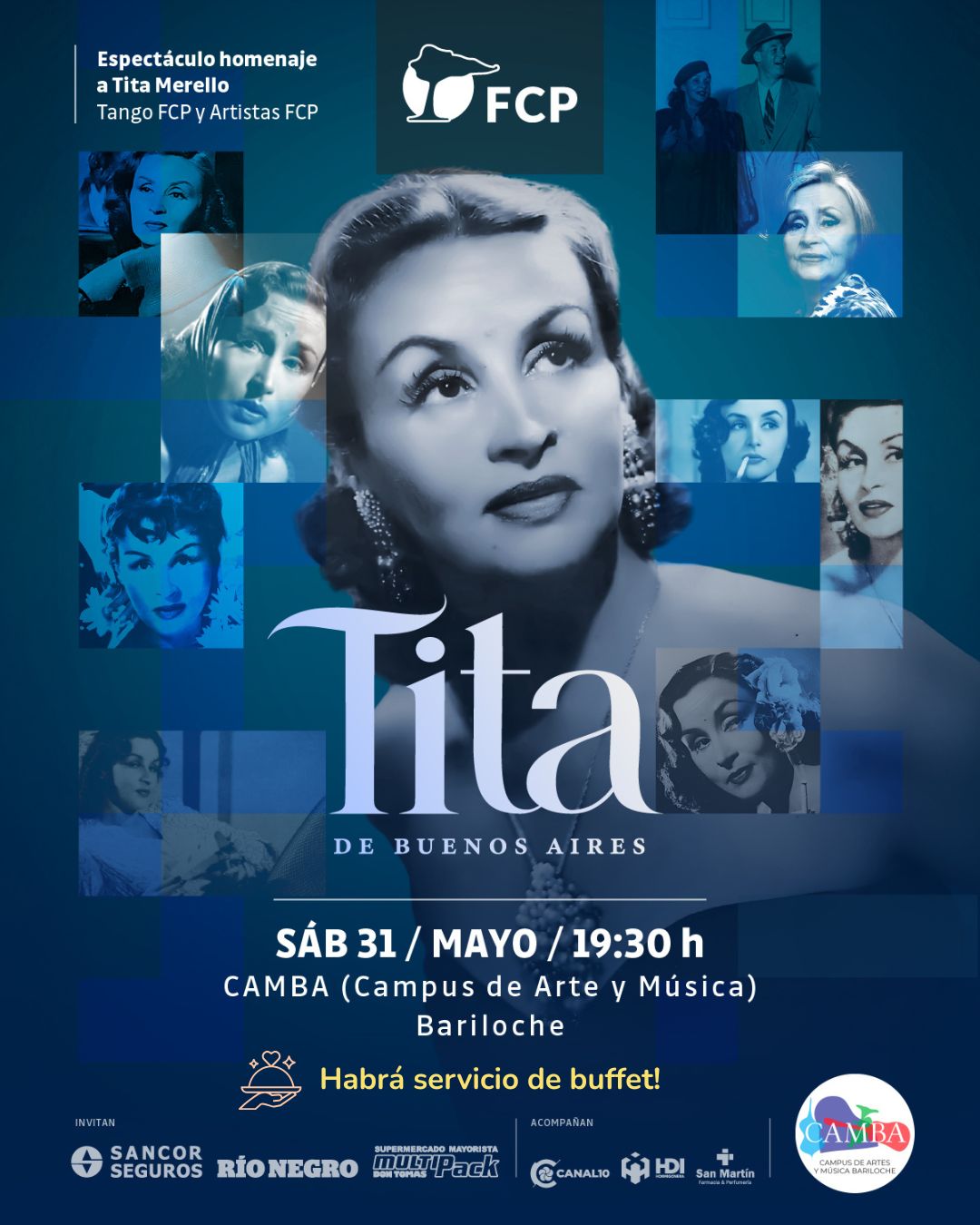🎭 TITA DE BUENOS AIRES – Homenaje a Tita Merello