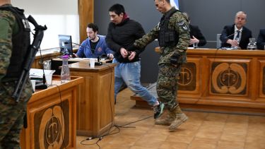 Jonathan Cárcamo fue condenado este jueves a 12 años de prisión por un tribunal de Bariloche. (Foto Alfredo  Leiva)