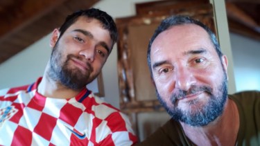 Tomás, el padre de Julián Dobra, habló con Diario RÍO NEGRO a más de una semana del hallazgo del cuerpo de su hijo en las bardas de Roca. Foto Gentileza.