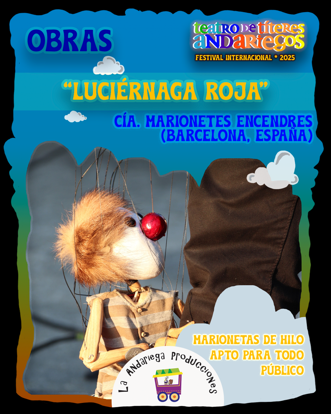 LUCIERNAGA ROJA – 25° Festival de Teatro de Títeres Andariegos