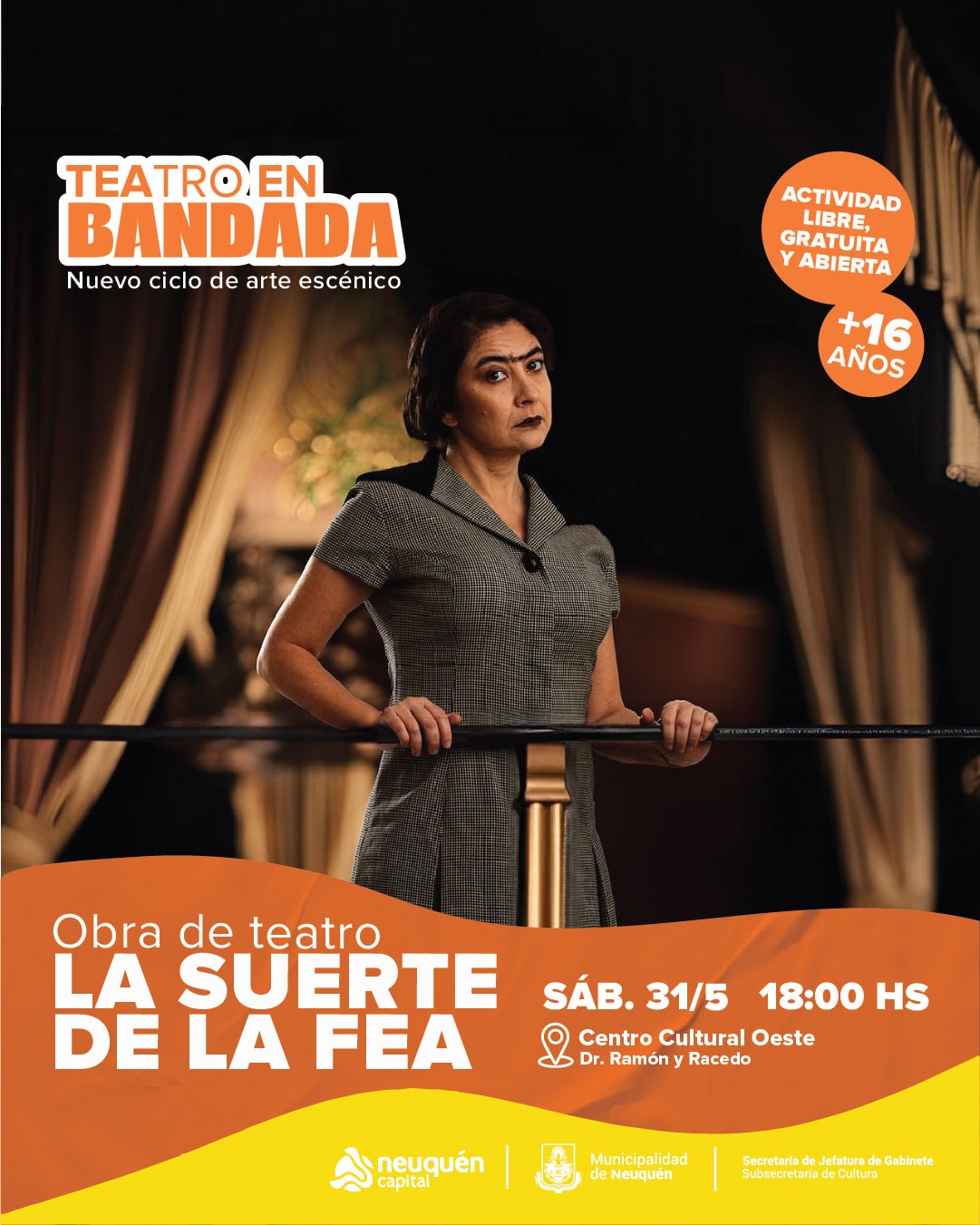 Teatro en Bandada, obra La suerte de la fea
