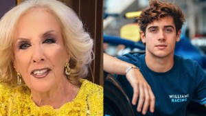 Mirtha Legrand le respondió a Franco Colapinto y le hizo un pedido bastante particular: “Trae suerte” 