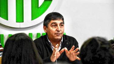 Carlos Quintriqueo, secretario general de ATE Neuquén. Foto: Matías Subat.