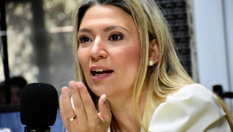 La diputada nacional Nadia Márquez, referente de LLA. Foto: Matías Subat.