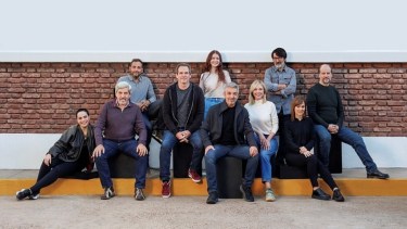 Elenco de El Eternauta. Foto Clarín