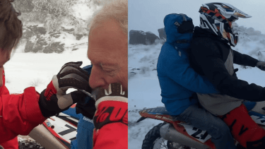 Caminó 7 kilómetros en la nieve a 2.800 metros: el dramático rescate en las sierras de Córdoba