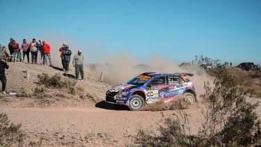 El sanjuanino Gastón Pasten, navegado por Matías Ramos, se impuso en la primera parte de la Manzana que se corre por el Rally Argentino. 