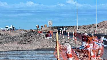 Duplicación de la Ruta 67. Foto: archivo Cecilia Maletti. 