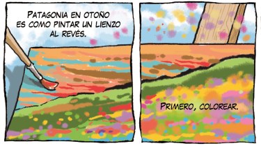 «Pintar un lienzo», la nueva tira de Chelo Candia en el Voy llena de colores