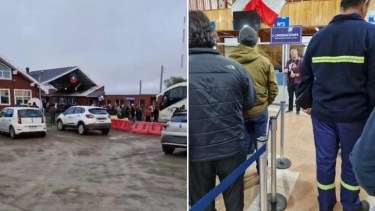 Paso a Chile cerrado. Foto: gentileza La Opinión Austral. 