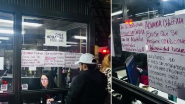 Aduaneros de Chile indignados en un paso clave: denuncian «condiciones precarias» del lado argentino